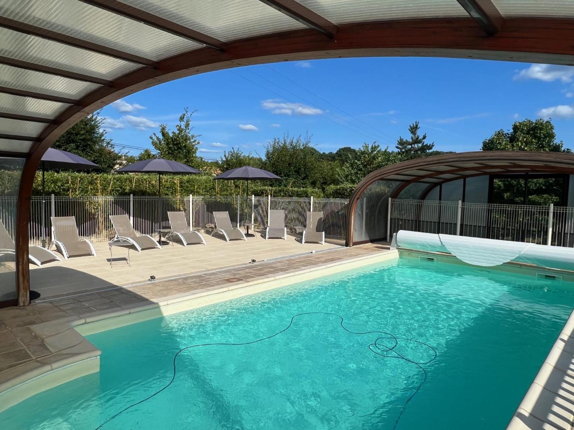 Maison Hyacinthe Of Tournesol Geniet In Luxe Castelnaud La Chapelle Exterior foto